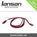 Flat Patch Cord With CAT6 UTP 30AWG RJ45 Connector